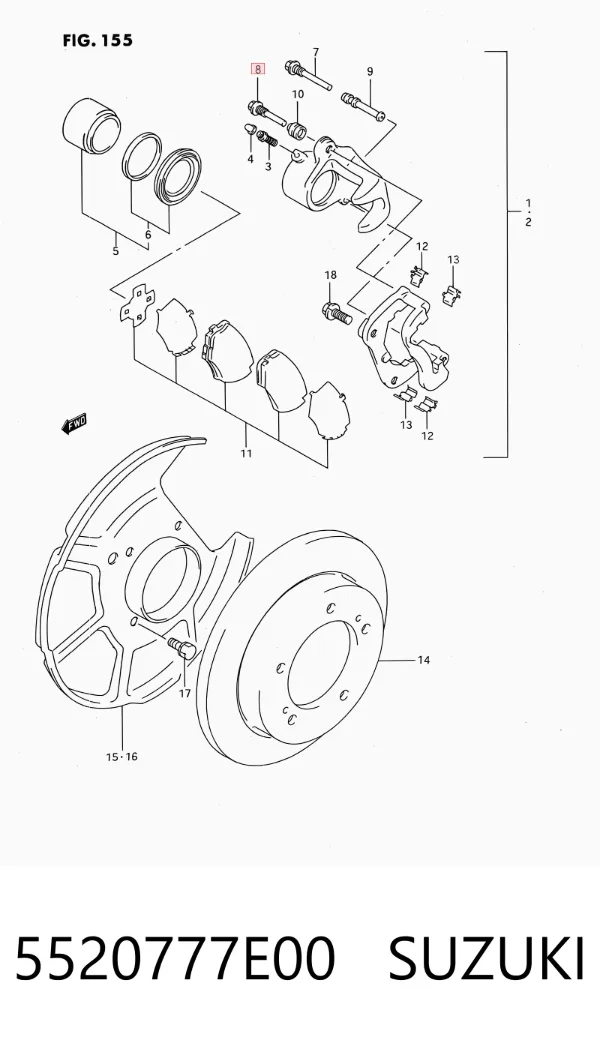  5520777E00 Suzuki