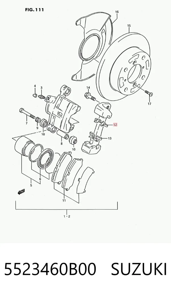  5523460B00 Suzuki