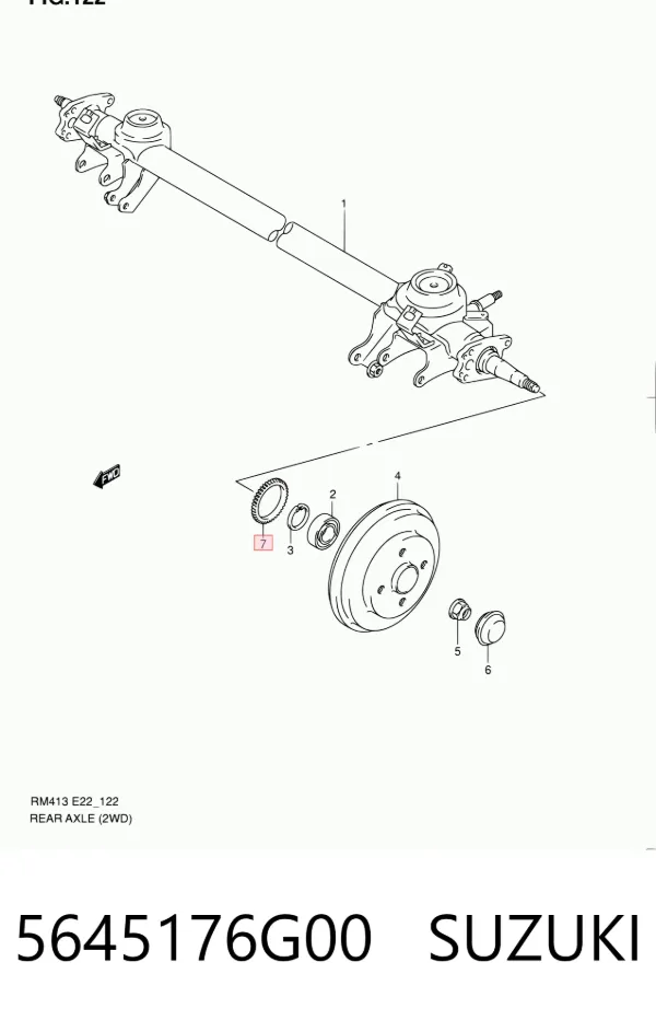 Anel de ABS 5645176G00 Suzuki