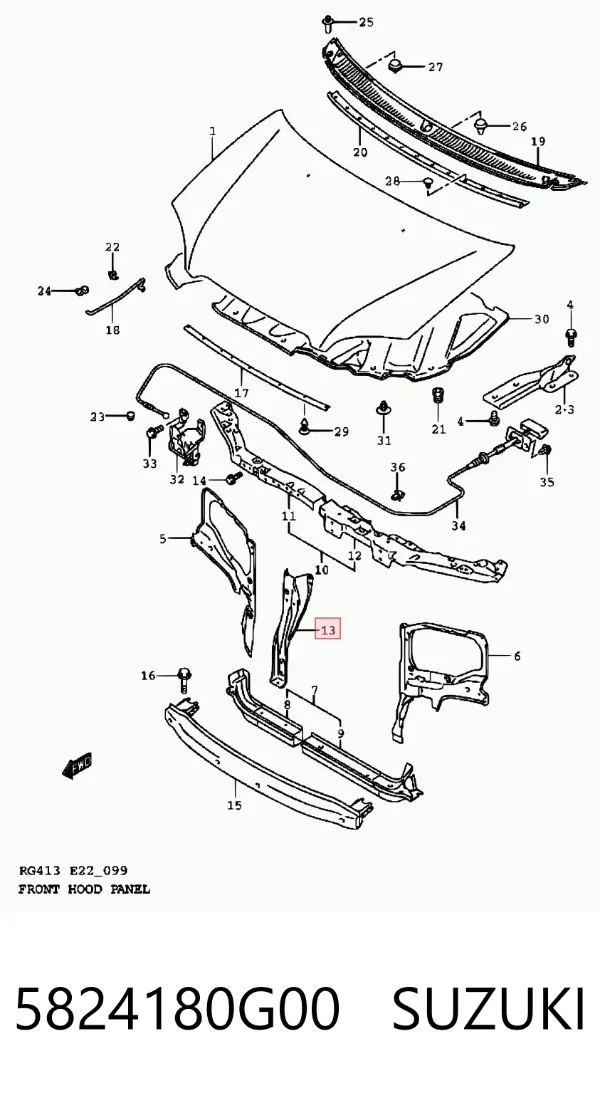  5824180G00 Suzuki