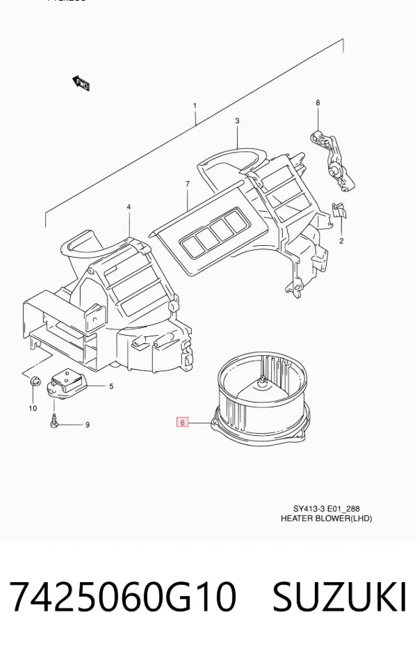  7425060G10 Suzuki