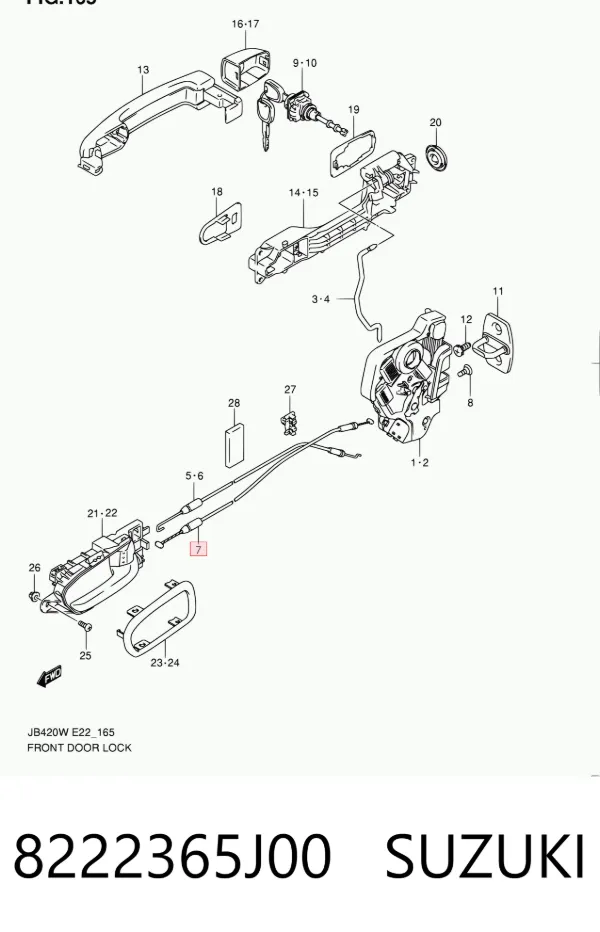  8222365J00 Suzuki