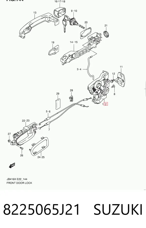  8225065J21 Suzuki