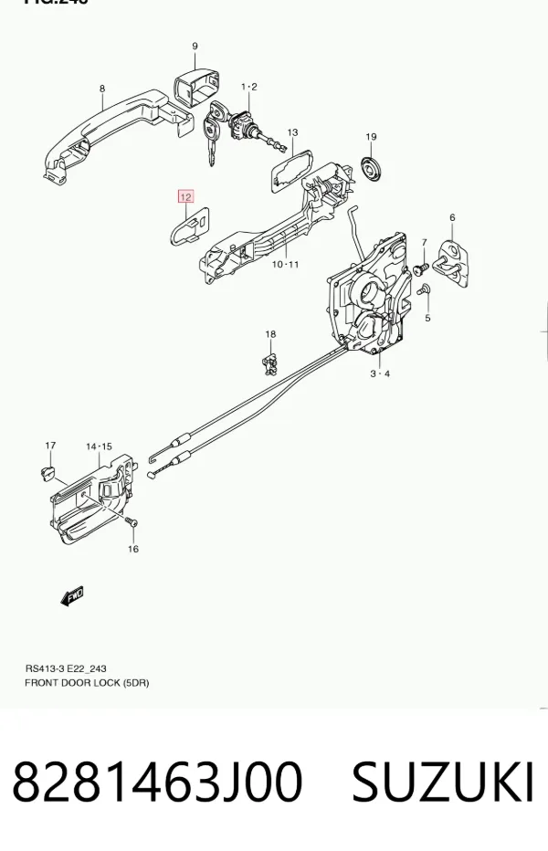  8281463J00 Suzuki