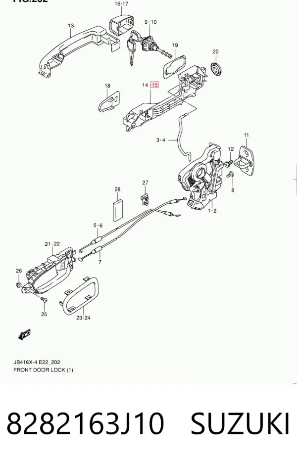  8282163J10 Suzuki