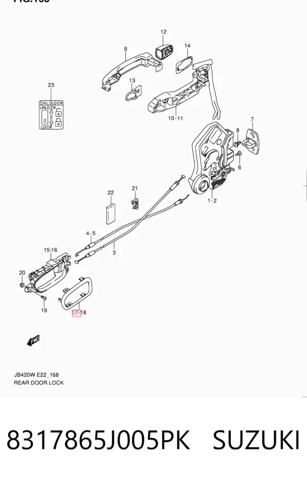  8317865J005PK Suzuki