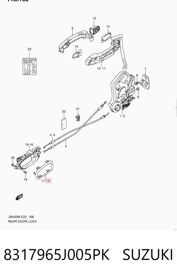  8317965J005PK Suzuki