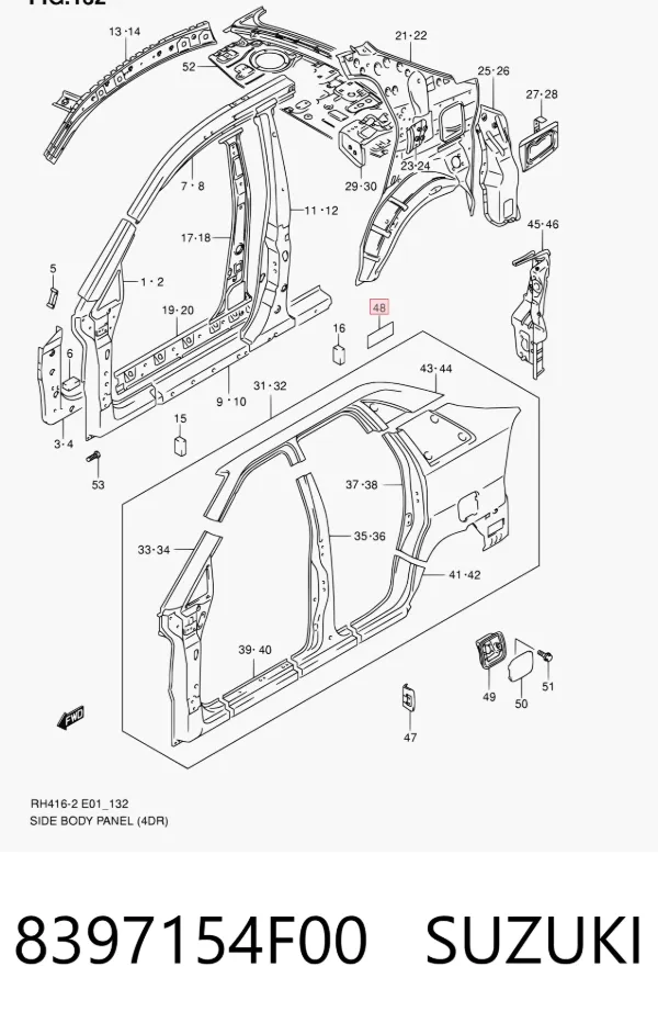  8397154F00 Suzuki