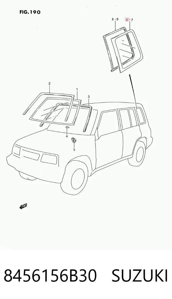  8456156B30 Suzuki