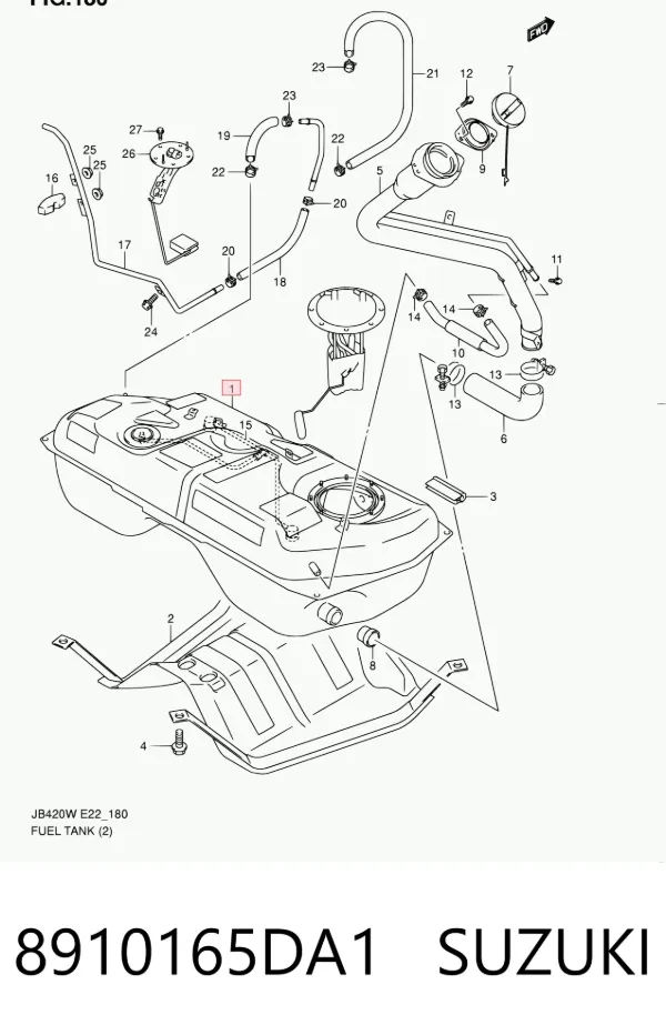 Tanque de combustível Suzuki Grand Vitara JB