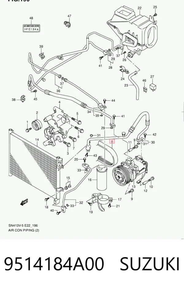 Correia dos conjuntos de transmissão 9514184A00 Suzuki