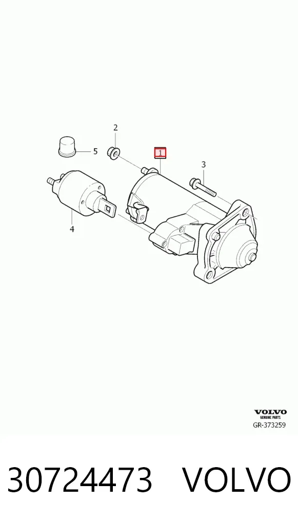 Motor de arranco 30724473 Volvo