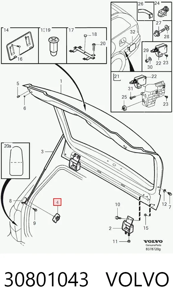  30801043 Volvo