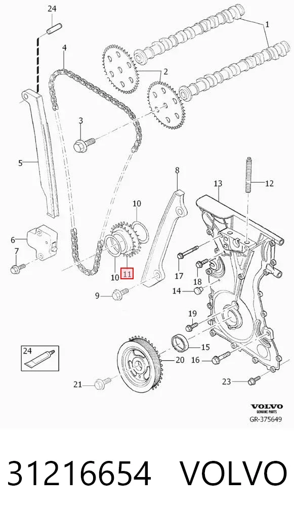  31216654 Volvo