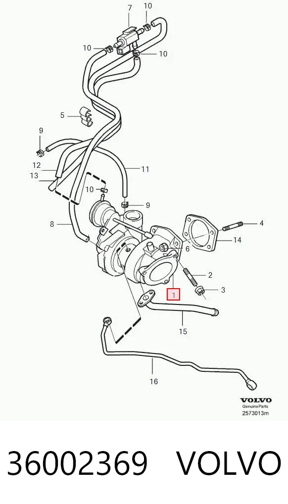 Turbina 36002369 Volvo
