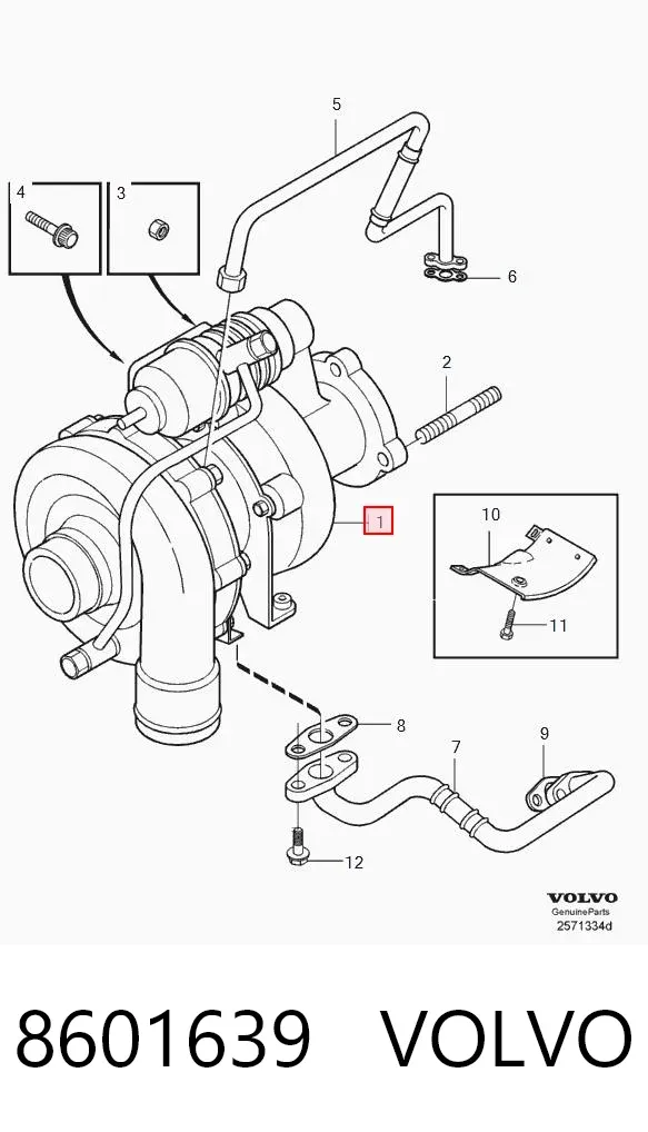 Turbina 8601639 Volvo