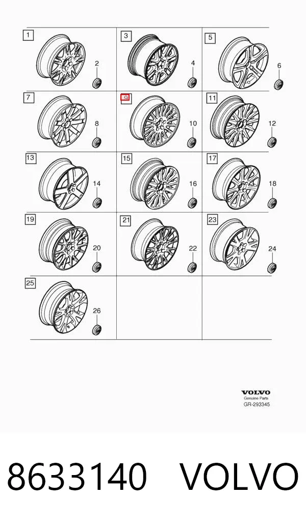  8633140 Volvo