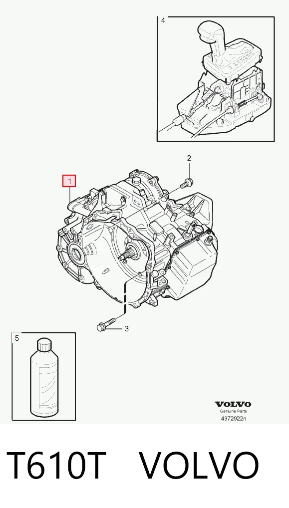 Caixa Automática de Mudança montada T610T Volvo