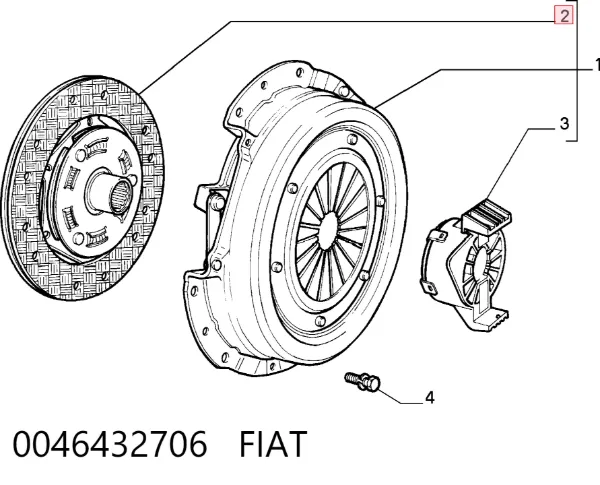 Disco de embraiagem Fiat Punto 176C