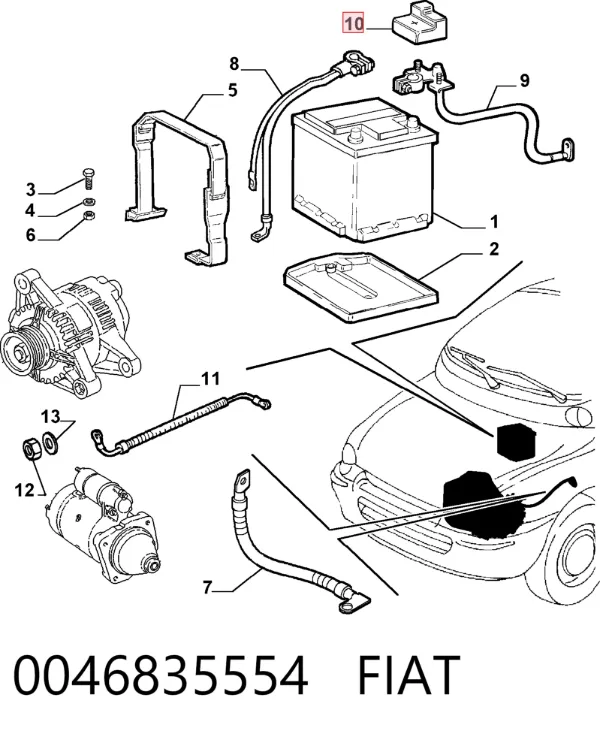  0046835554 Fiat/Alfa/Lancia