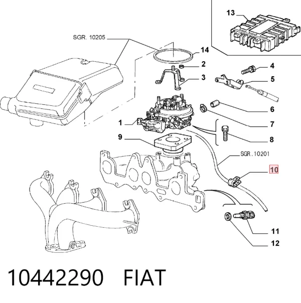  10442290 Fiat/Alfa/Lancia