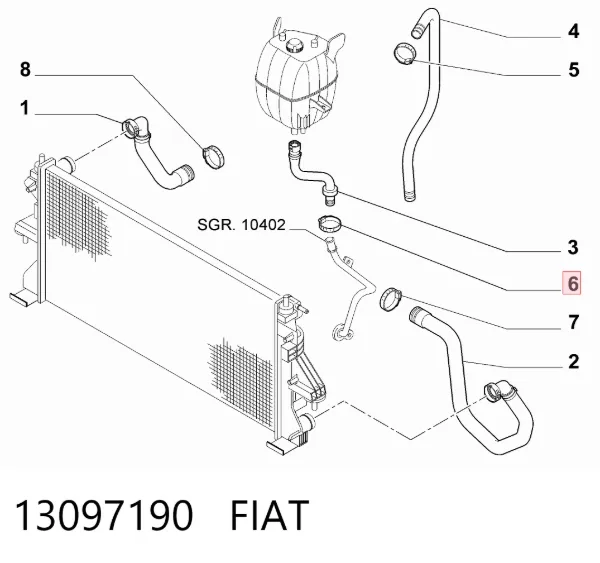  13097190 Fiat/Alfa/Lancia