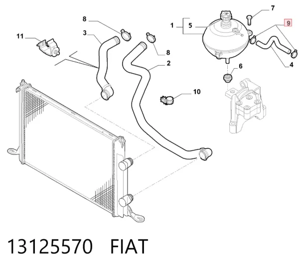  13125570 Fiat/Alfa/Lancia
