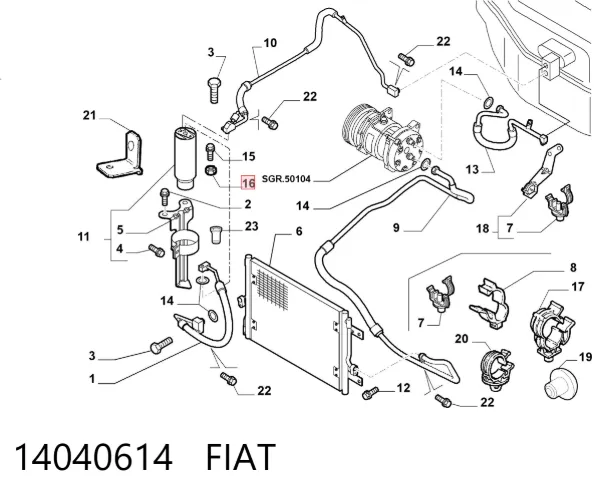  14040614 Fiat/Alfa/Lancia