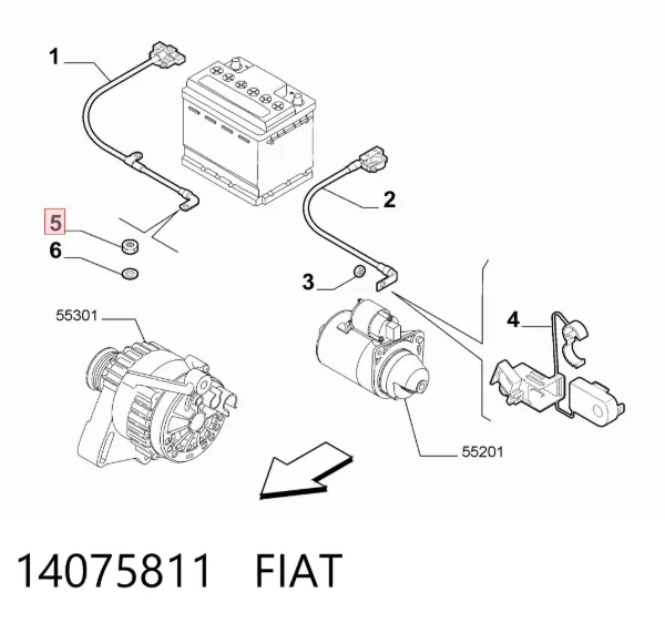  14075811 Fiat/Alfa/Lancia