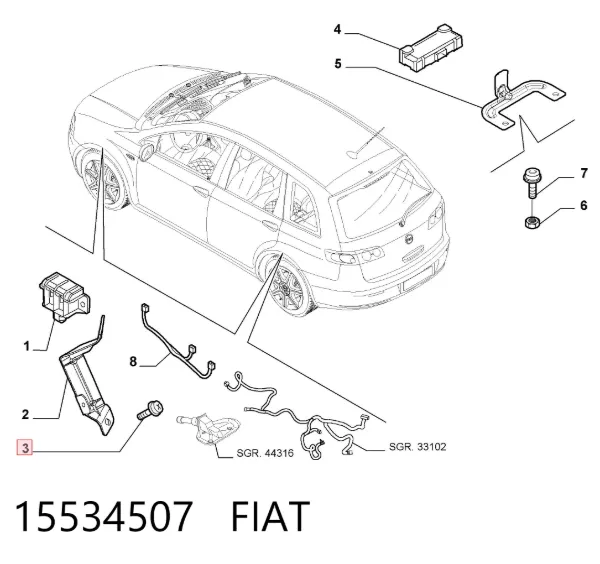  15534507 Fiat/Alfa/Lancia