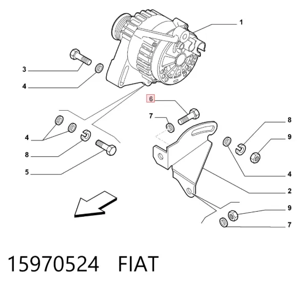  15970524 Fiat/Alfa/Lancia