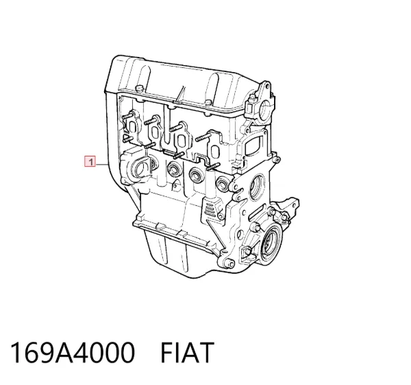 Motor montado 169A4000 Fiat/Alfa/Lancia
