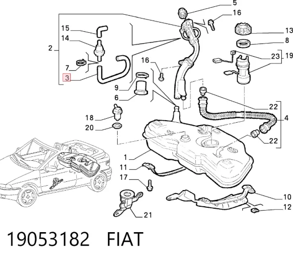  19053182 Fiat/Alfa/Lancia