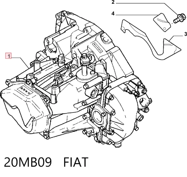 Caixa de Mudança montada (caixa mecânica de velocidades) Citroen C8 EA, EB