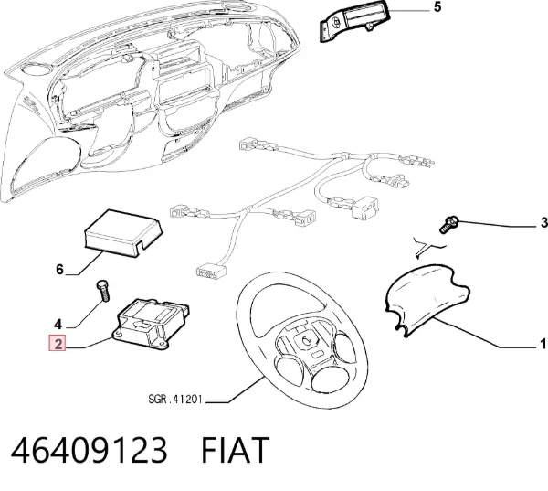  46409123 Fiat/Alfa/Lancia