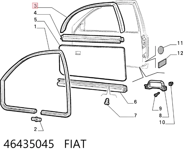  46435045 Fiat/Alfa/Lancia