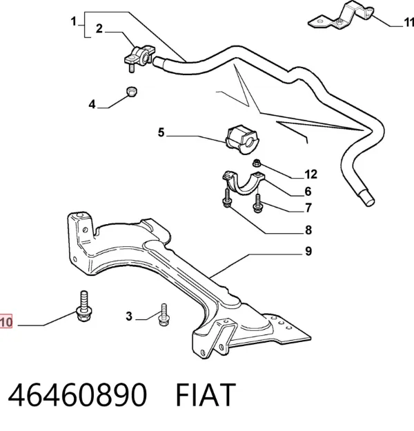  46460890 Fiat/Alfa/Lancia