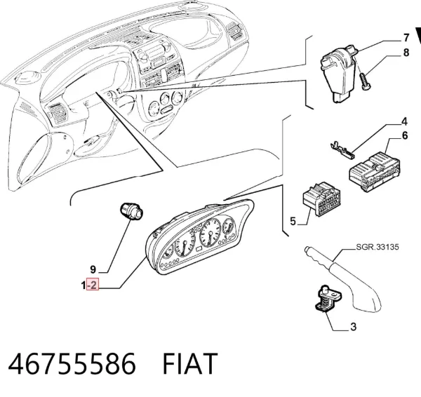  46755586 Fiat/Alfa/Lancia