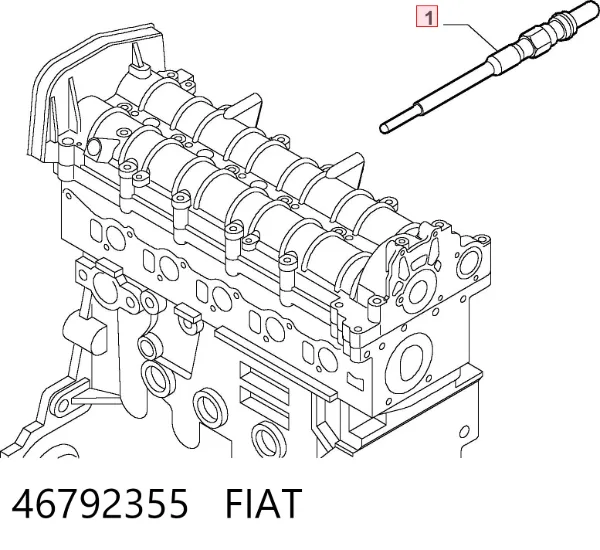 Vela de incandescência 46792355 Fiat/Alfa/Lancia