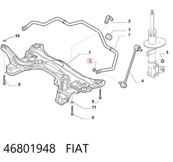  46801948 Fiat/Alfa/Lancia
