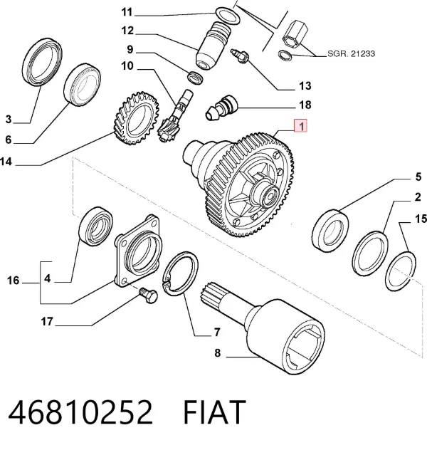  46810252 Fiat/Alfa/Lancia