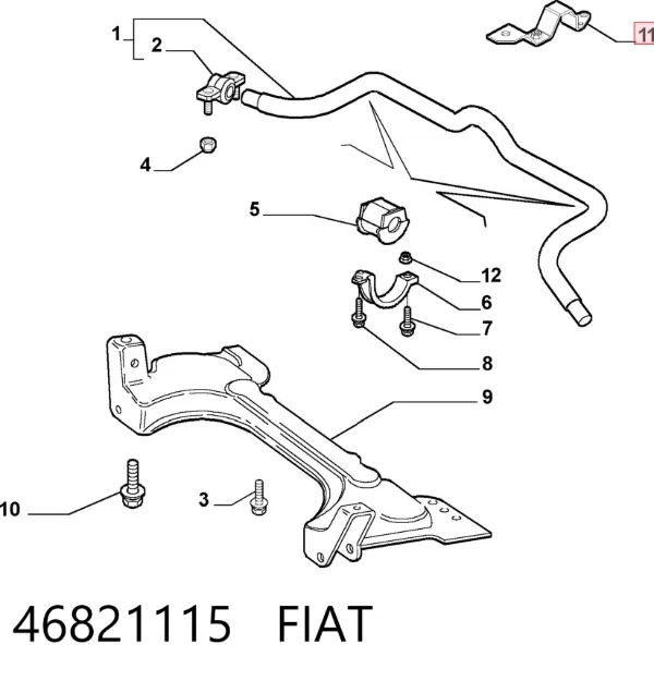  46821115 Fiat/Alfa/Lancia