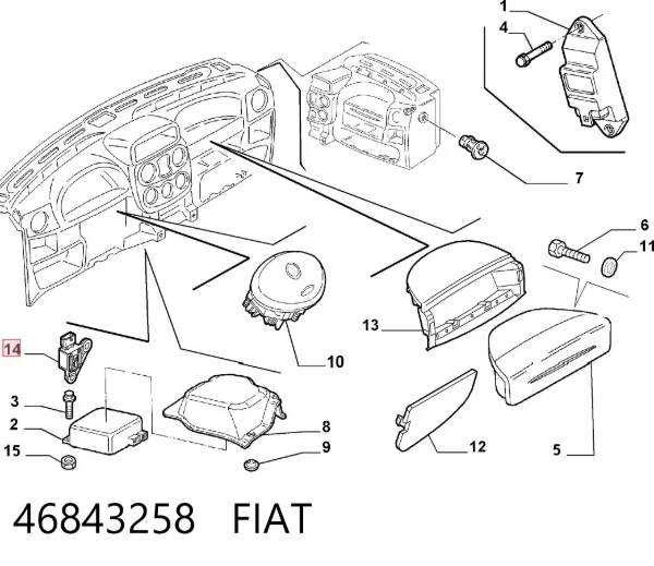  46843258 Fiat/Alfa/Lancia