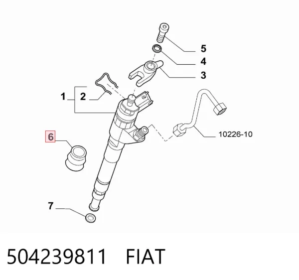 Kit de reparação do injetor 504239811 Fiat/Alfa/Lancia