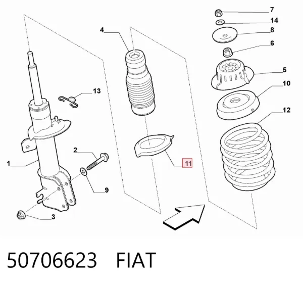  50706623 Fiat/Alfa/Lancia