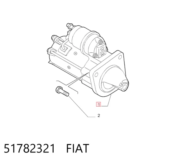 Motor de arranco 51782321 Fiat/Alfa/Lancia