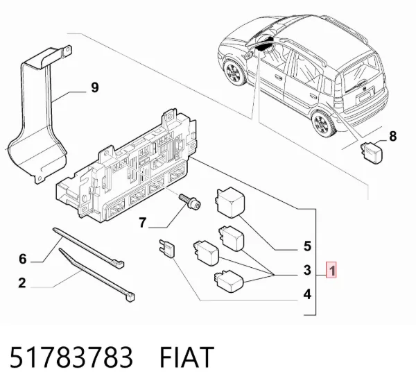  51783783 Fiat/Alfa/Lancia