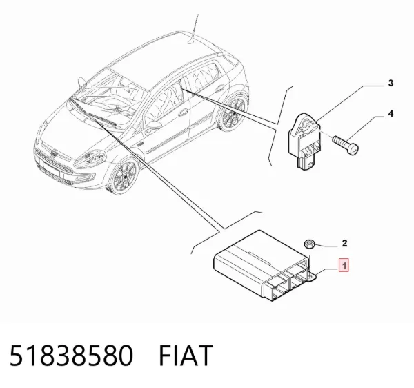  51838580 Fiat/Alfa/Lancia