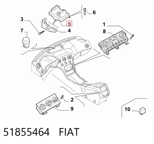  51855464 Fiat/Alfa/Lancia