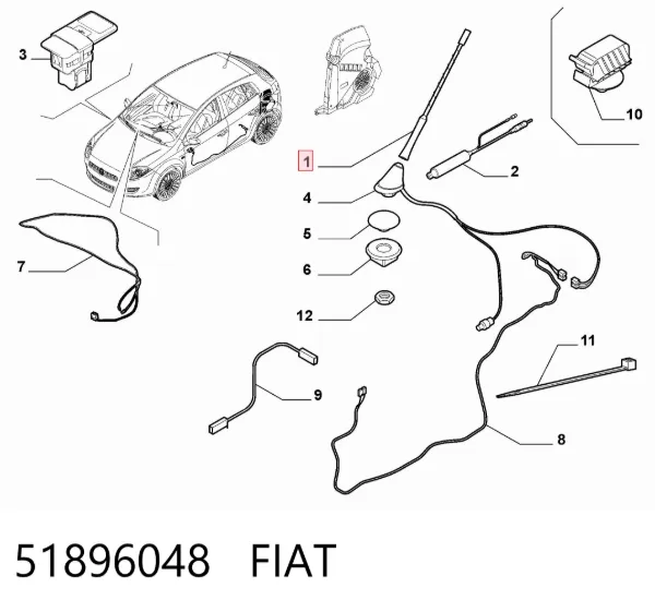  51896048 Fiat/Alfa/Lancia